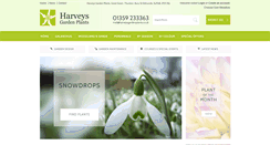 Desktop Screenshot of harveysgardenplants.co.uk